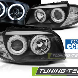 Φανάρια ANGEL EYES CCFL Μαύρο για BMW 1 E87/E81/82/88 04-11
