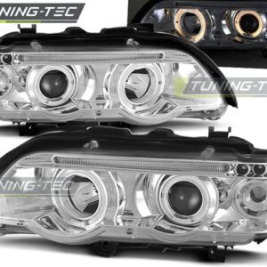 Φανάρια ANGEL EYES χρωμίου για BMW X5 E53 09.99-10.03