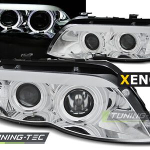 XENON Φανάρια ANGEL EYES χρωμίου για BMW X5 E53 11.03-06