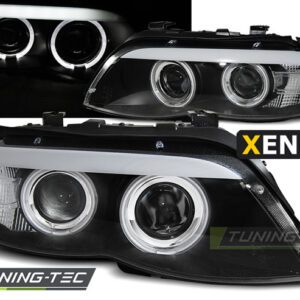 XENON Φανάρια ANGEL EYES ΜΑΥΡΑ για BMW X5 E53 11.03-06
