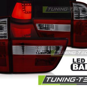 Πίσω φανάρια led Κόκκινο SMOKE για BMW X5 E53 09.99-10.03