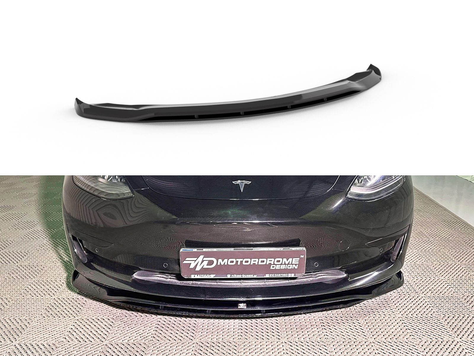 Εμπρός Σπλίτερ V.2 Tesla Model 3